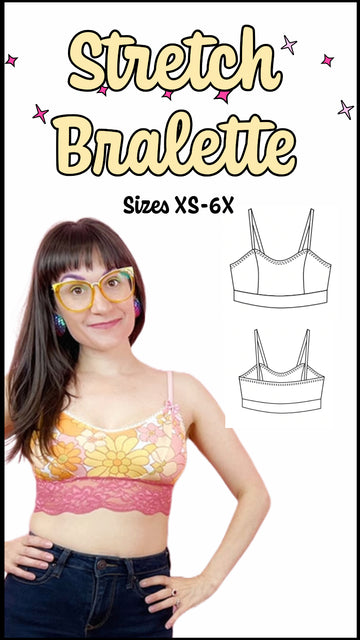 Bralette Sewing Pattern PDF